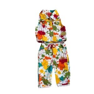 Apple Bottom Multicolor Paint Splatter Set